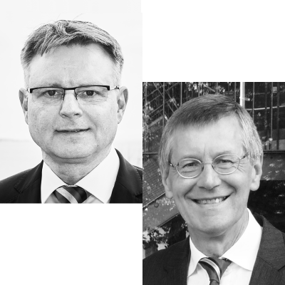 Prof. Dr. Stefan Kooths und Prof. Dr. Joachim Scheide